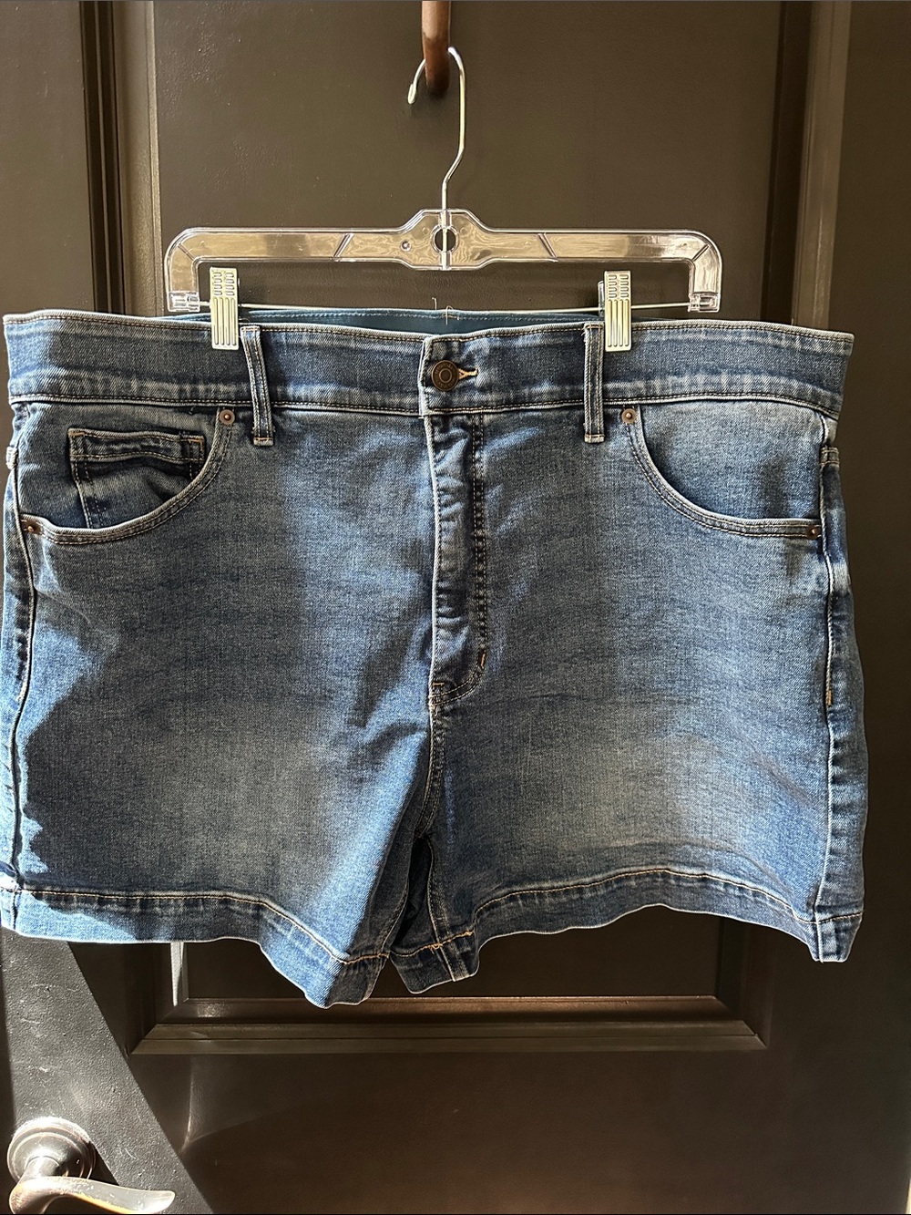 Terra & Sky Light Blue Denim Jean Shorts